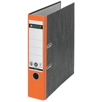 Leitz 1080 Ordner orange marmoriert Karton 8,0 cm DIN