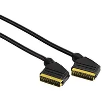 Hama 11945 Scart-Verbindungskabel Stecker - Stecker 3,0 m schwarz