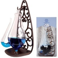 Esschert Design Glasbarometer mit Gusseisenhalterung, 0,5 L TH31