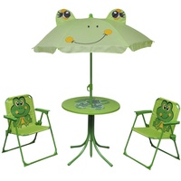 VidaXL Froggy Set 3-tlg. grün inkl. Sonnenschirm