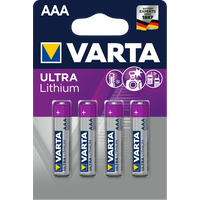 Varta ULTRA Lithium AAA - 4pk.