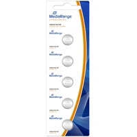 MediaRange Lithium Knopfzellen, CR1216|3V, 5er Pack