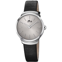 Lotus Damen Datum klassisch Quarz Uhr mit Leder Armband