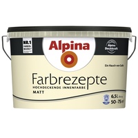 Alpina Farbrezepte Innenfarbe 6,5 l ein hauch von gelb