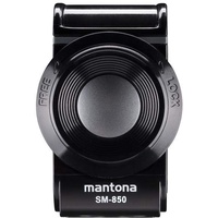 Mantona SM-850 Twist Mount Smartphone Halterung, Grau, schwarz,