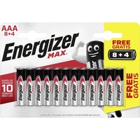 Energizer Alkaline Max AAA-Batterien, 12 Stück