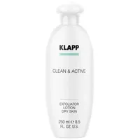 Klapp Cosmetics Clean & Active Exfoliator Lotion Dry Skin