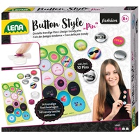 Lena Button style Pin
