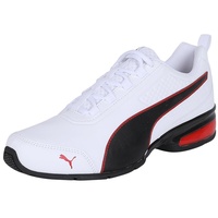 Puma Leader VT SL Laufschuhe, Puma White-Puma Black-Flame Scarlet,