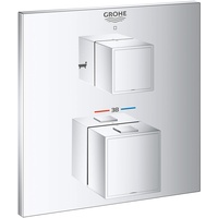 Grohe Grohtherm Cube Thermostat-Wannenbatterie mit integrierter 2-Wege-Umstellung chrom (24155000)