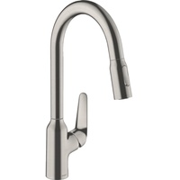 Hansgrohe Focus M42 220 2 jet messing edelstahl Finish