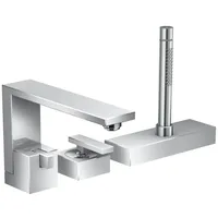 Hansgrohe Axor Edge 3-Loch Wannenmischer F-Set chrom Wannenrandmontage, 46430000