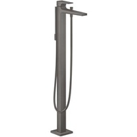 Hansgrohe Metropol Einhebel-Wannenmischer bodenstehend mit Hebelgriff brushed black chrome