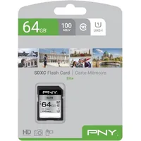 PNY SDXC Elite 64GB Class 10 UHS-I