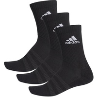 Adidas Cushioned Crew Socken 3 Paar Black / Black