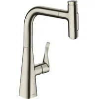 Hansgrohe Metris Select M71 240 Edelstahl Finish 73817800 