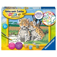 Ravensburger Malen nach Zahlen Kleine Leoparden