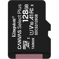 Kingston Canvas Select Plus microSD UHS-I A1 V10 128