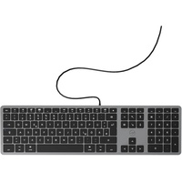 MOBILITY LAB ML311883 USB Tastatur Deutsch, QWERTZ, Mac Grau