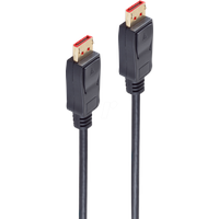 ShiverPeaks BASIC-S DisplayPort 1.4 Kabel, schwarz, 5,0 m