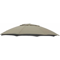 SUN GARDEN Ersatzbezug Taupe/braun-meliert zum Easy Sun Ø 375cm,