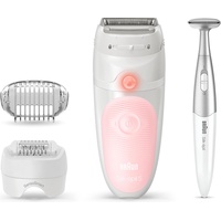 Braun Silk-épil 5 SensoSmart 5-820 weiß/rosa