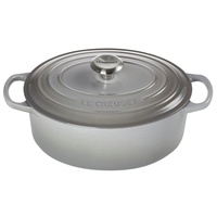 Le Creuset Signature Bräter 29 cm oval perlgrau