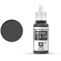 Vallejo Vallejo, Model Color Acrylfarbe, 17 ml schwarz grau