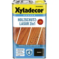 Xyladecor Holzschutz-Lasur 2 in 1 2,5 l ebenholz