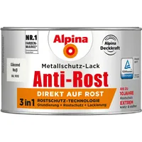 Alpina Anti-Rost Metallschutz-Lack 300 ml glänzend weiß