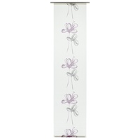 GARDINIA Flächenvorhang Stoff Flower Klettband 60 x 245 cm