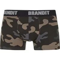 Brandit Textil Brandit Boxershorts in darkcamo/blk | Gr.: M