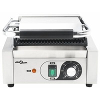 VidaXL Gerillter Panini-Grill edelstahl