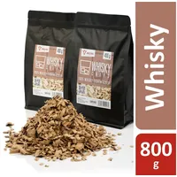 BBQ-Toro Whisky Smoker Chips 800 g aus 100% Whisky-Eichenfässer