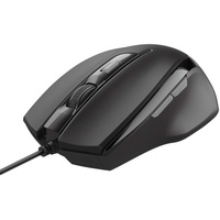 Trust Voca Comfort Mouse schwarz, USB (23650)