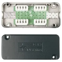 Telegärtner VM 8-8 Verbindungsmodul für Cat7a, mit Tragschienenadapter (100023273