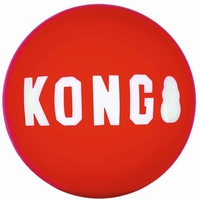Kong Signature Bälle 2 Stück Größe S, Rot