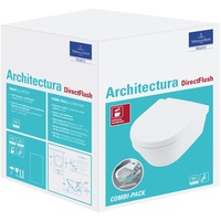 Villeroy & Boch Architectura DirectFlush Combi-Pack mit WC-Sitz 4694HRR1