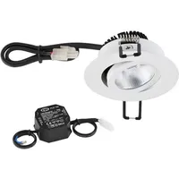 EVN PC20N601D2W LED-Einbauleuchte LED LED fest eingebaut 6W Weiß