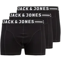 JACK & JONES SENSE TRUNKS 3 St.), Schwarz