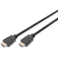 Digitus High Speed mit Ethernet HDMI Kabel, schwarz, 2m