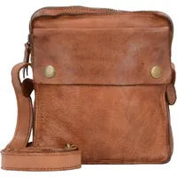 Harold's Submarine Umhängetasche Leder 16 cm cognac