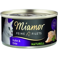 Miamor Feine Filets Naturell Huhn & Ente 24 x