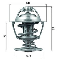 MAHLE ORIGINAL Mahle Thermostat, Kühlmittel TX17388D]