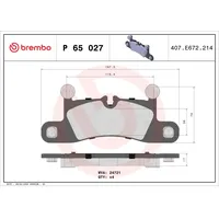 Brembo Bremsbelagsatz, Scheibenbremse PRIME LINE