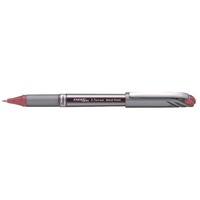 Pentel ENERGEL BL27 Gelschreiber rot/silber 0,35 mm, Schreibfarbe: rot,