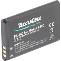 AccuCell Akku passend für Nokia 2600, BL-5C, 1100mAh