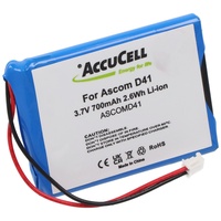 AccuCell Akku passend für Ascom D41 Akku FA01302005, FA83601195