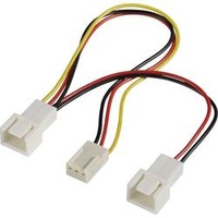 Akasa PC-Lüfter Y-Kabel [2x PC-Lüfter Stecker 3pol. - 1x