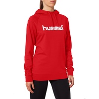 Hummel GO Baumwoll Logo Hoodie Damen true red XL